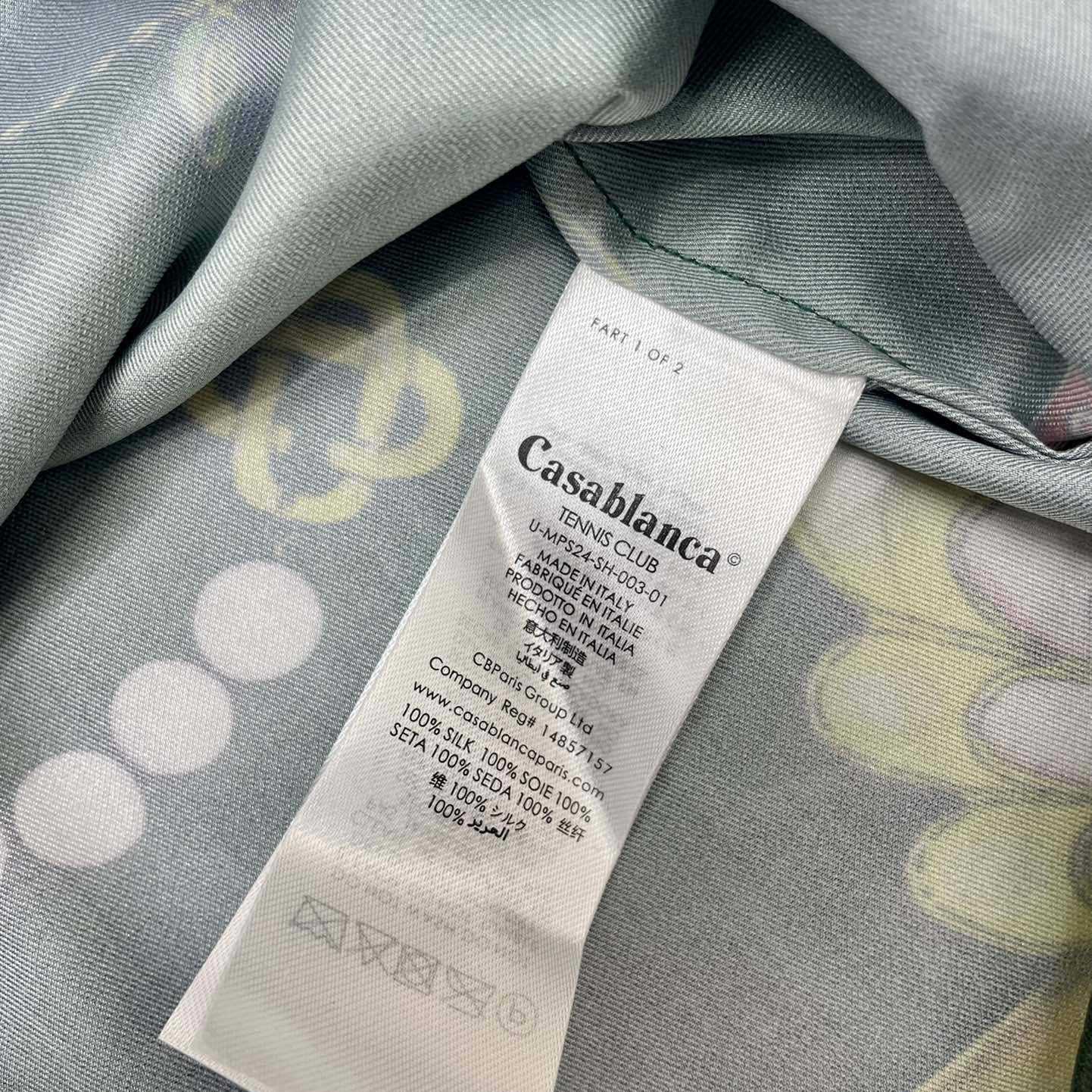 Casablanca La Boite A Bijoux Silk Shirt    CA3491 - FashionPlug