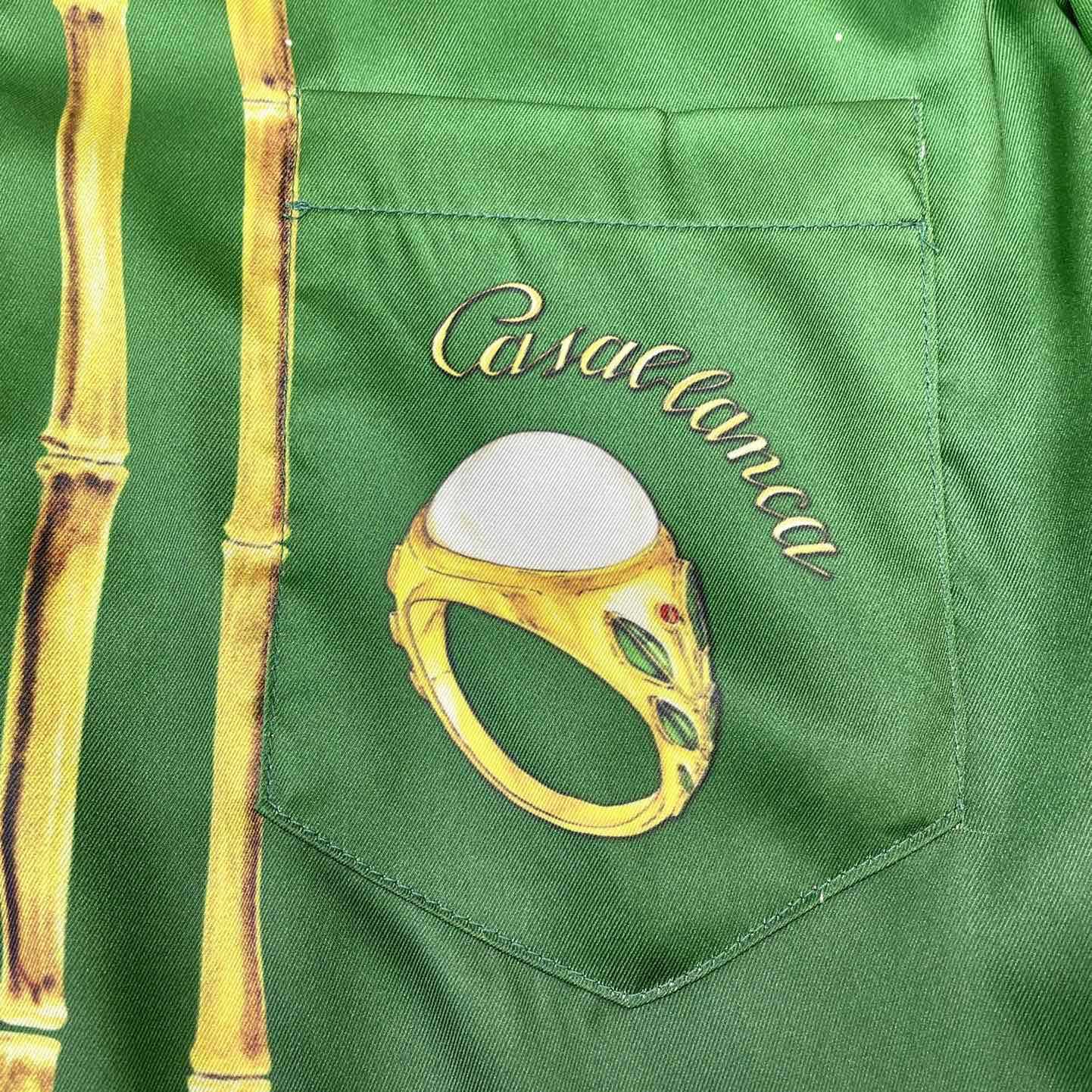 Casablanca La Boite A Bijoux Silk Shirt    CA3491 - FashionPlug