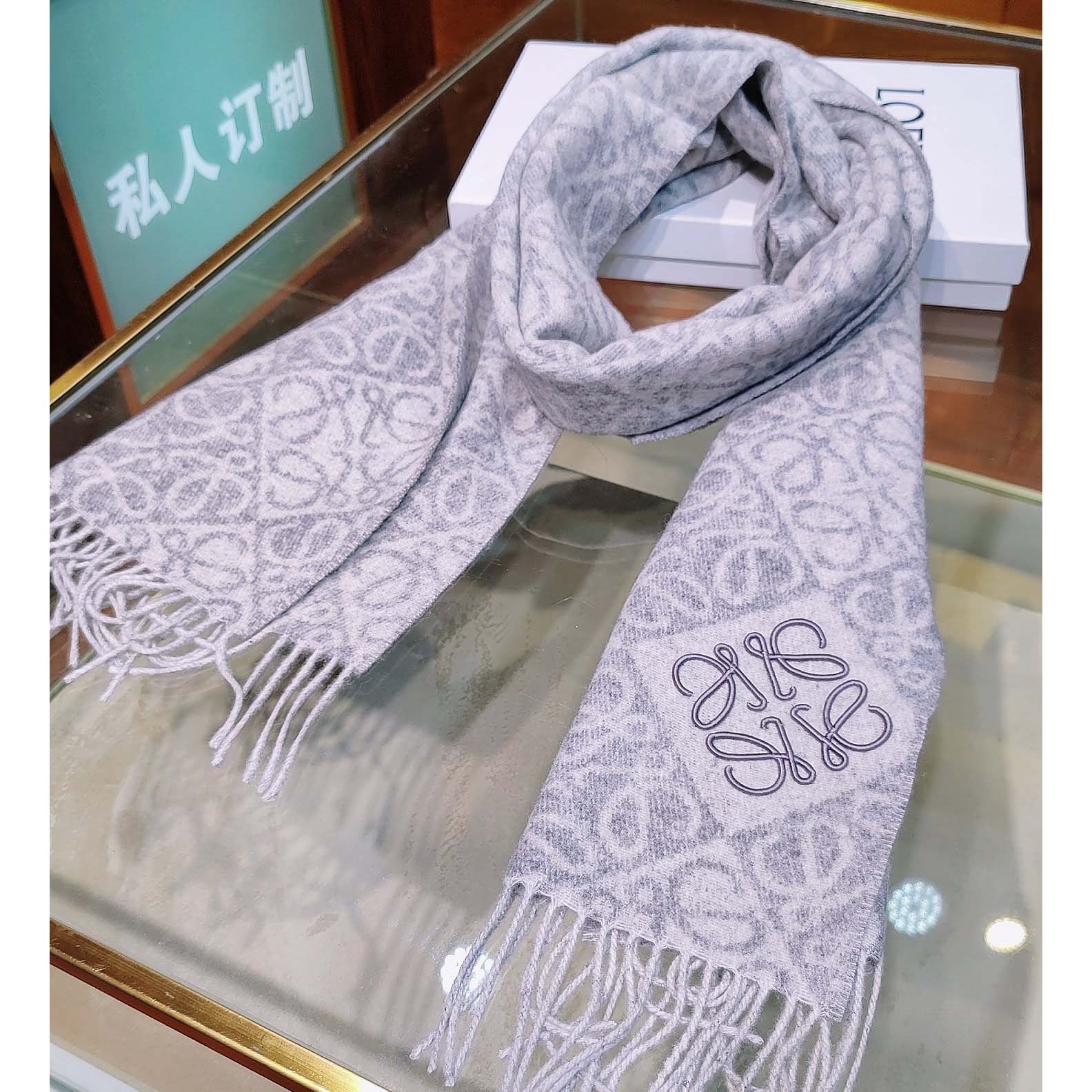 Loewe Anagram Scarf  - FashionPlug