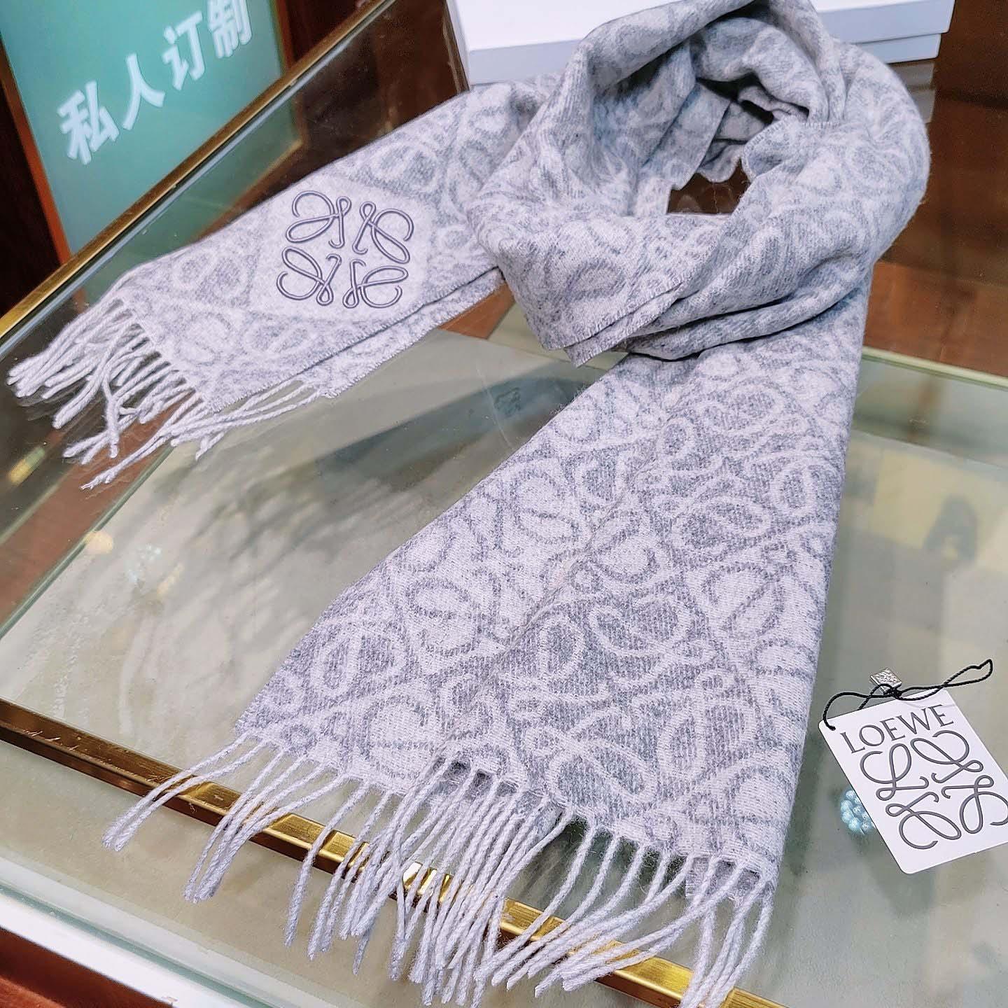 Loewe Anagram Scarf  - FashionPlug