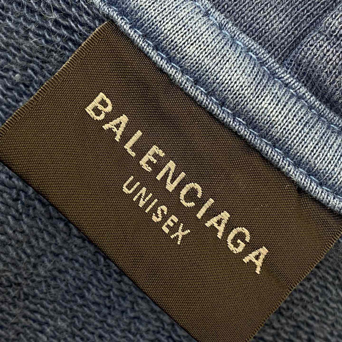 Balenciaga Faded Tape Type hoodie - FashionPlug