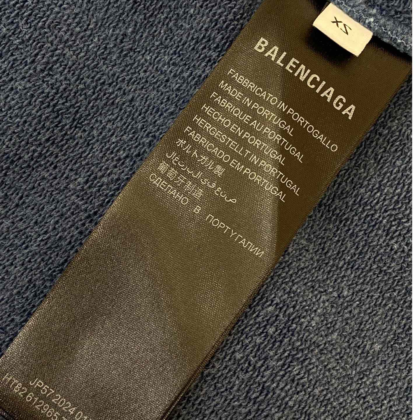 Balenciaga Faded Tape Type hoodie - FashionPlug