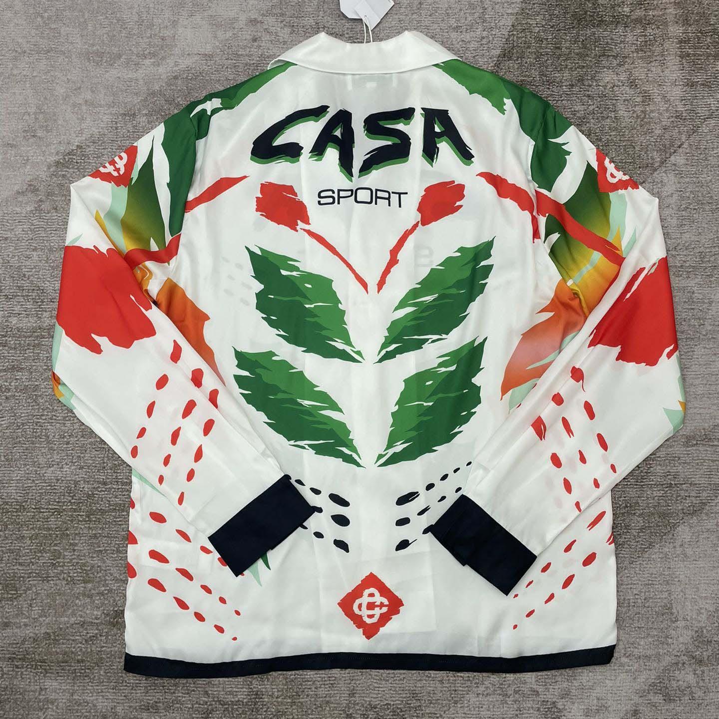 Casablanca Casa Moto Silk Shirt   CA3494 - FashionPlug
