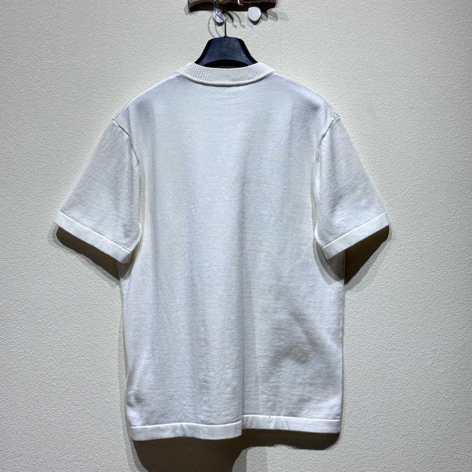 Louis Vuitton Embellished Short-Sleeved Cotton Crewneck   - FashionPlug