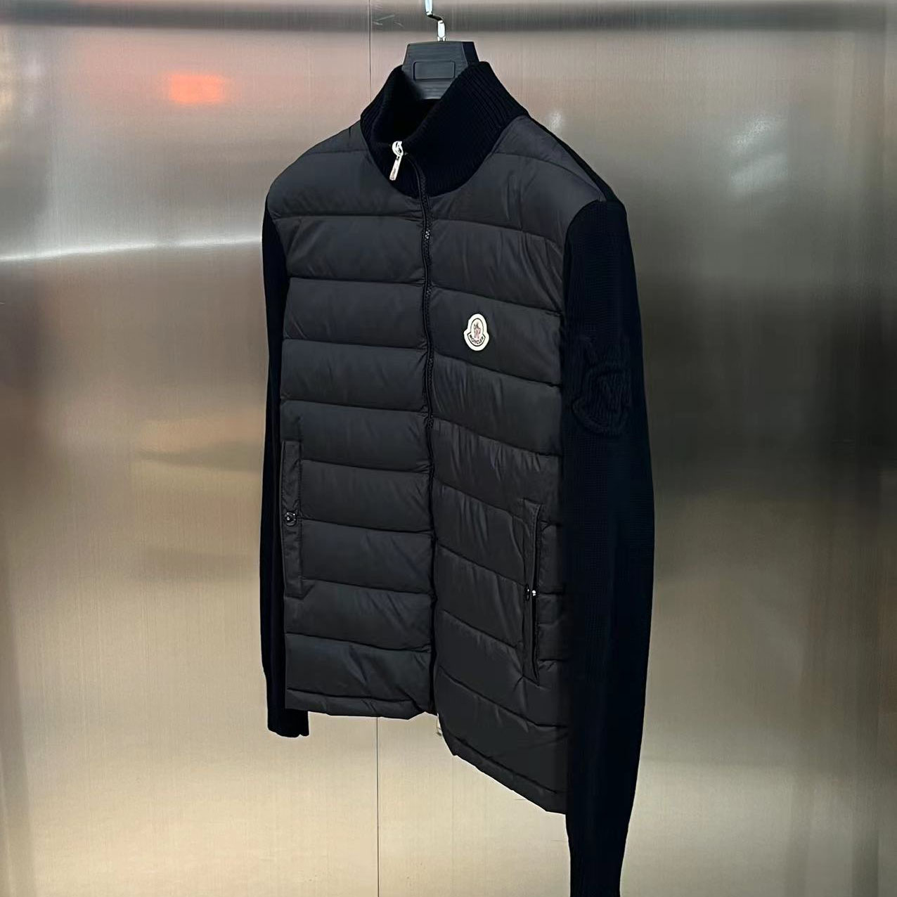 Moncler Down Puffer Cardigan - FashionPlug