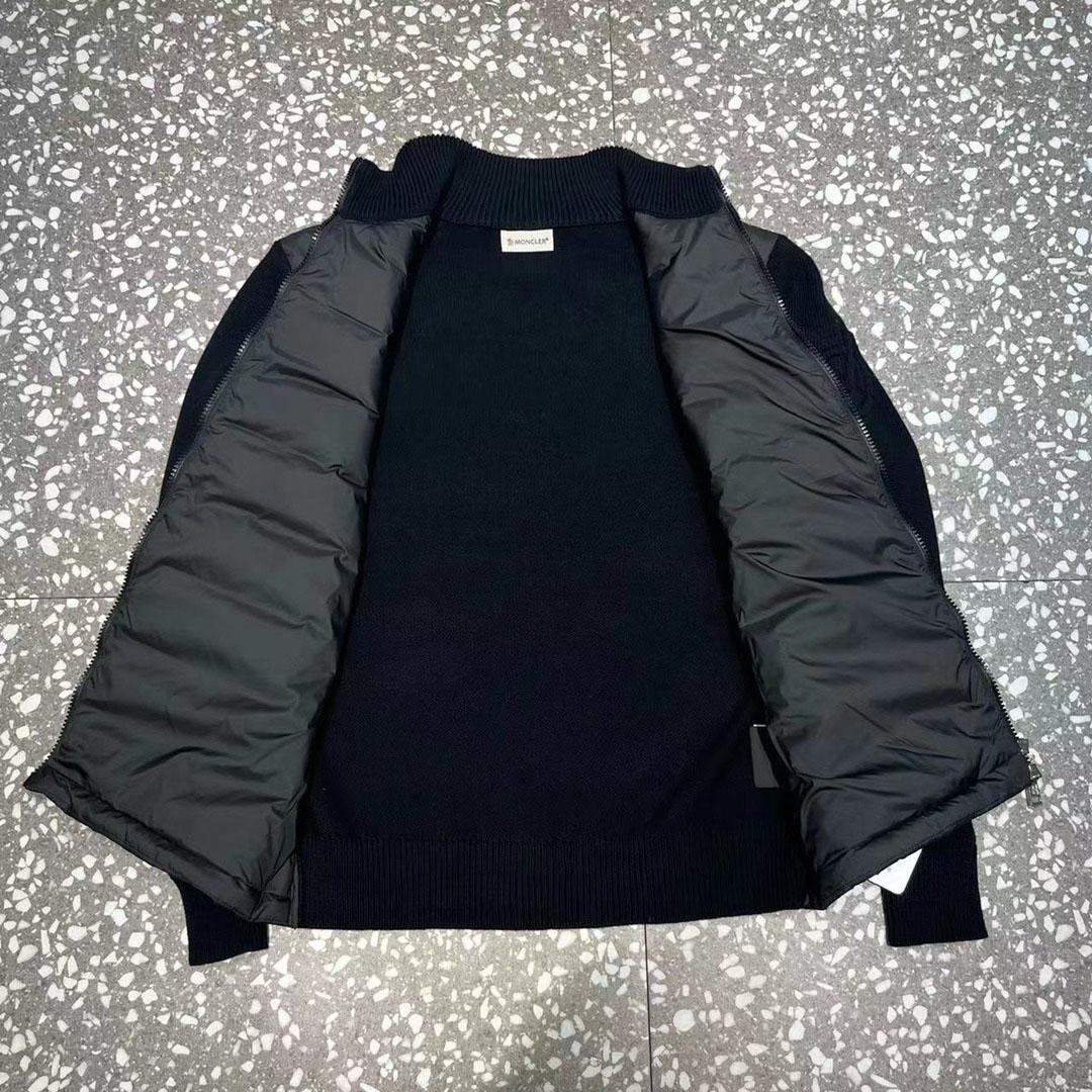 Moncler Down Puffer Cardigan - FashionPlug