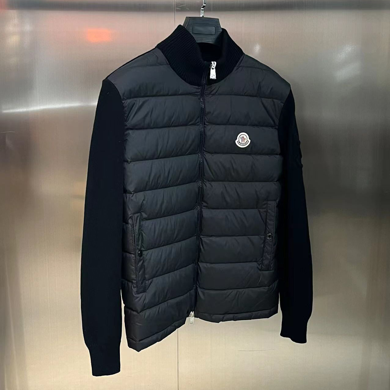 Moncler Down Puffer Cardigan - FashionPlug