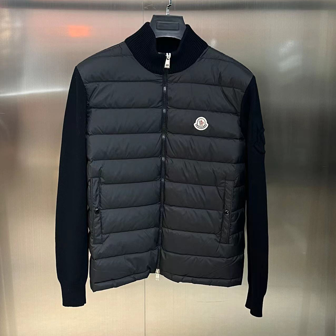 Moncler Down Puffer Cardigan - FashionPlug