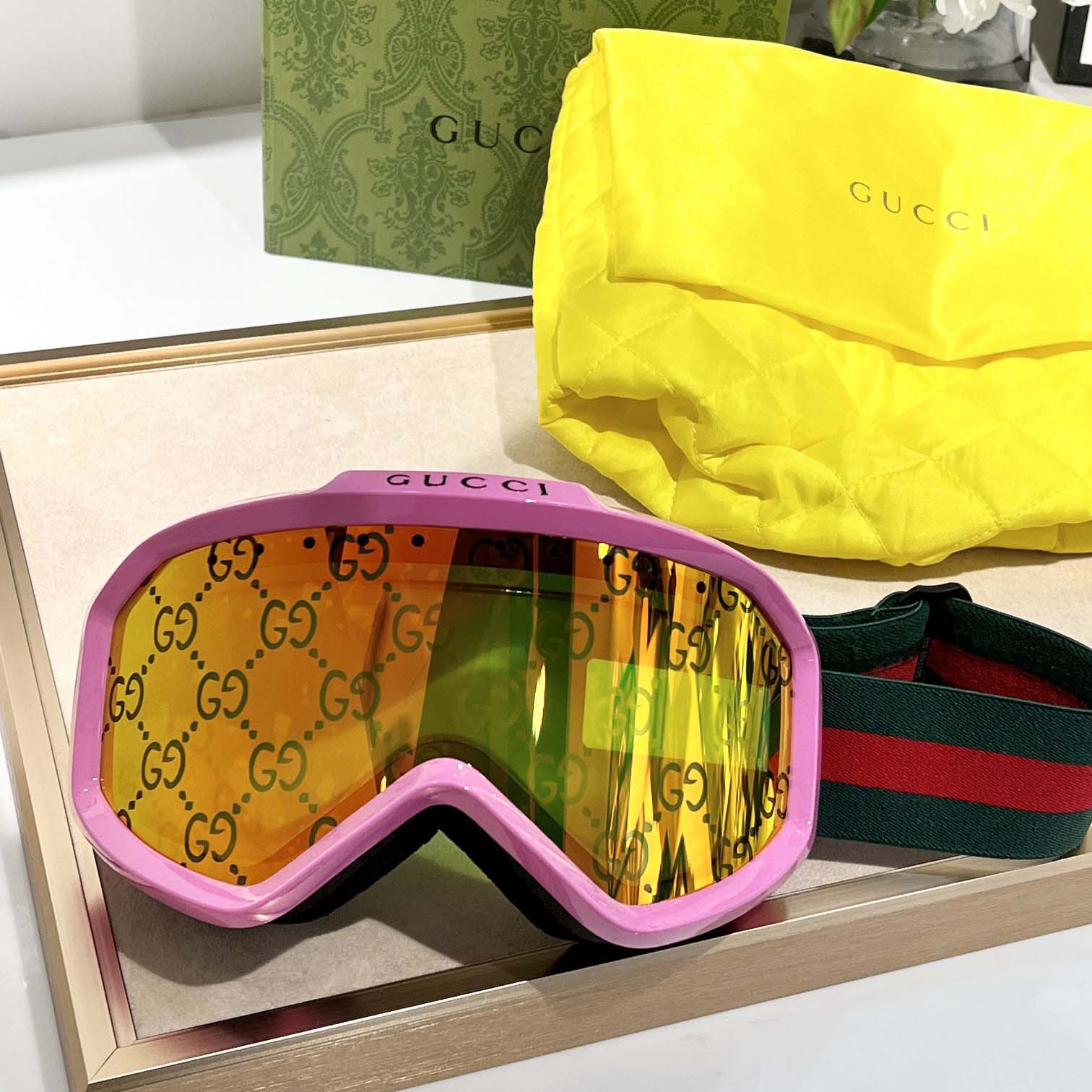 Gucci Ski Goggles  - FashionPlug