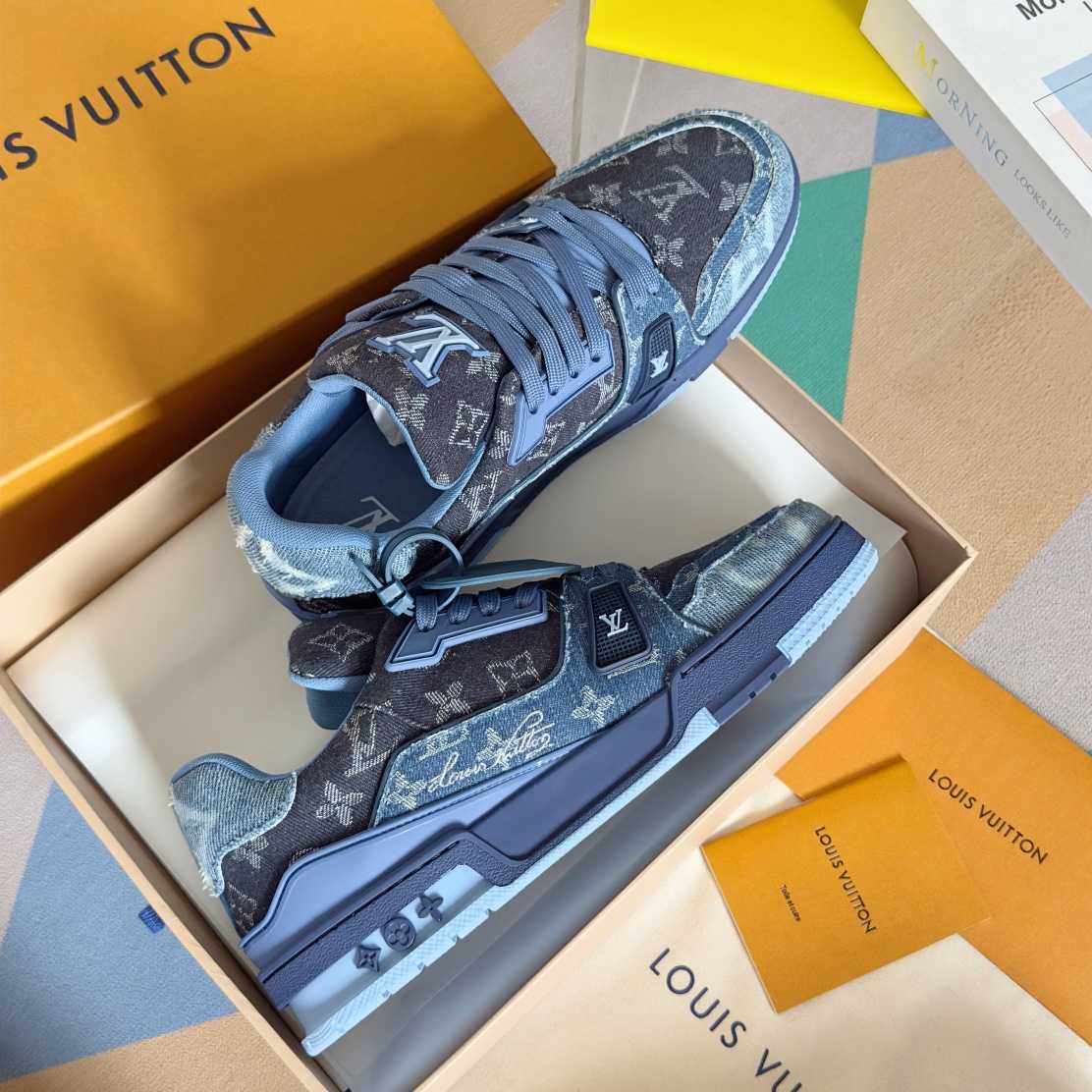 Louis Vuitton LV Trainer Sneaker    - FashionPlug