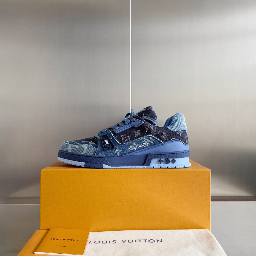 Louis Vuitton LV Trainer Sneaker    - FashionPlug