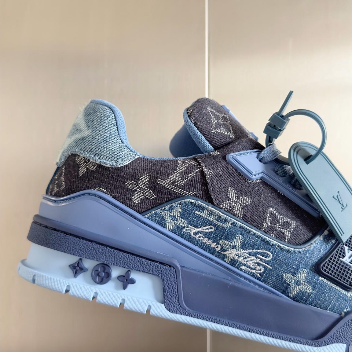 Louis Vuitton LV Trainer Sneaker    - FashionPlug