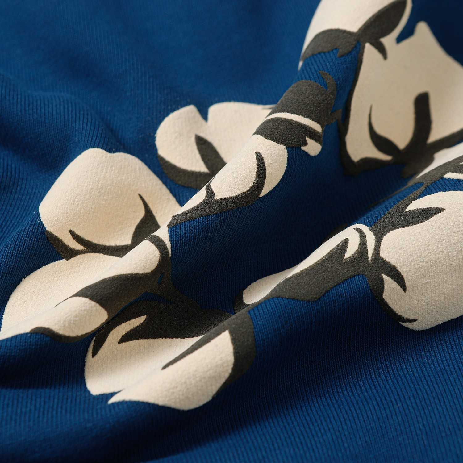 Denim Tears Cactus Tears Wreath Hoodie Blue - FashionPlug