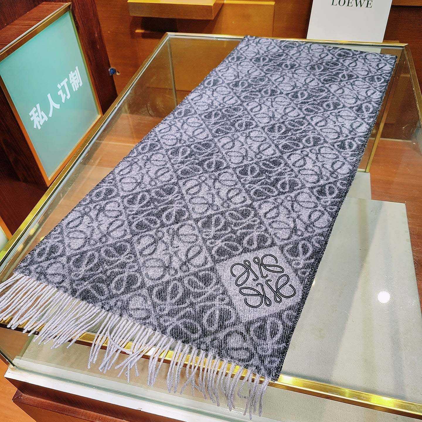 Loewe Anagram Scarf  - FashionPlug