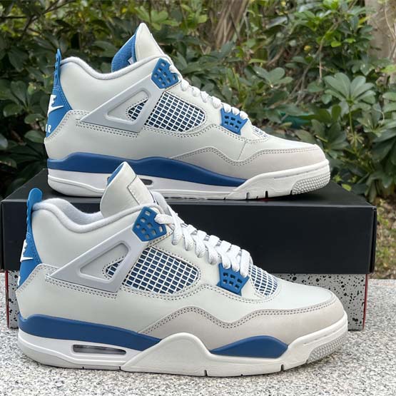 Air Jordan 4 “Military Blue” Sneakers    FV5029-141 - FashionPlug