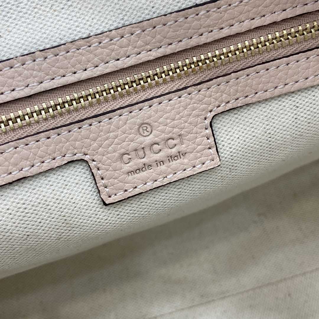 Gucci GG Emblem Small Top Handle Bag - FashionPlug