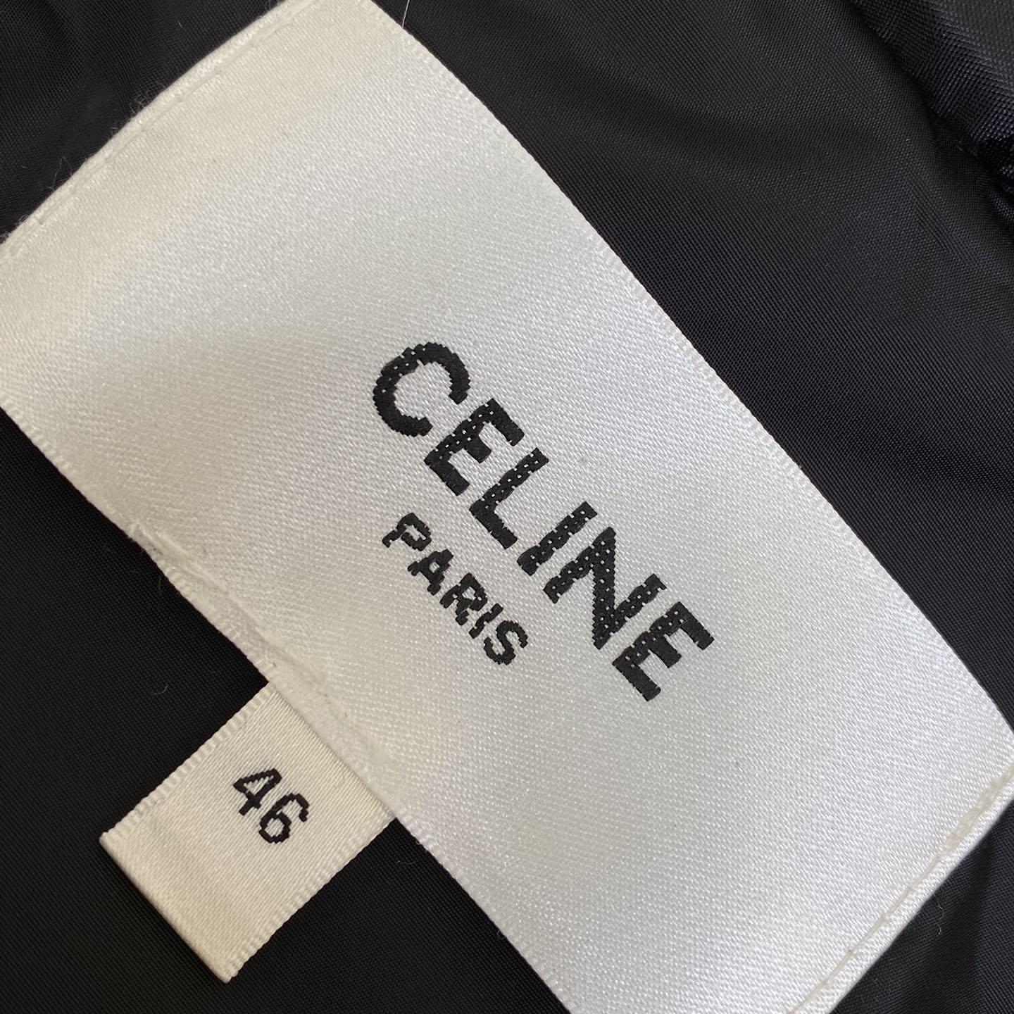 Celine Down Jacket In Triomphe Nylon Jacquard  - FashionPlug