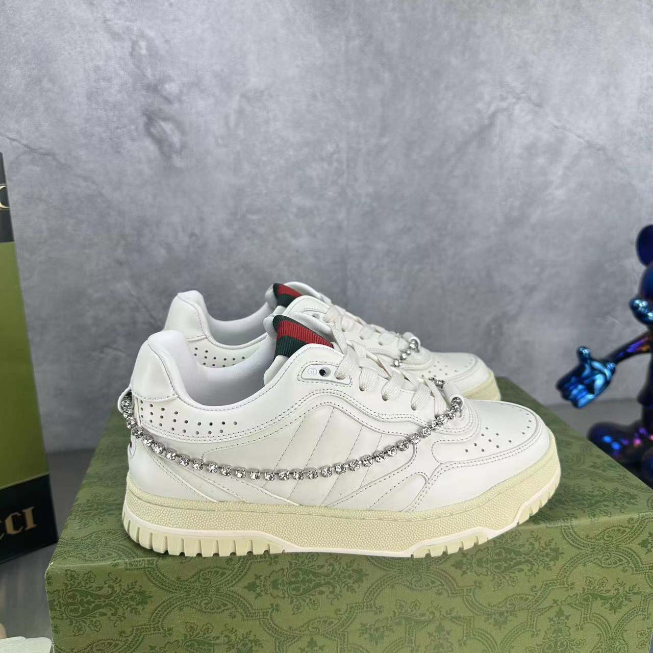 Gucci Women's Gucci Re-Web Sneaker - FashionPlug