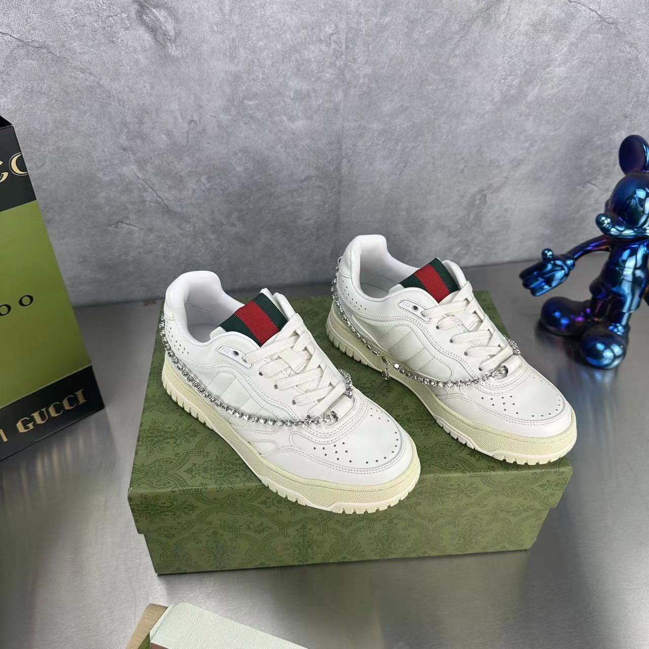 Gucci Women's Gucci Re-Web Sneaker - FashionPlug