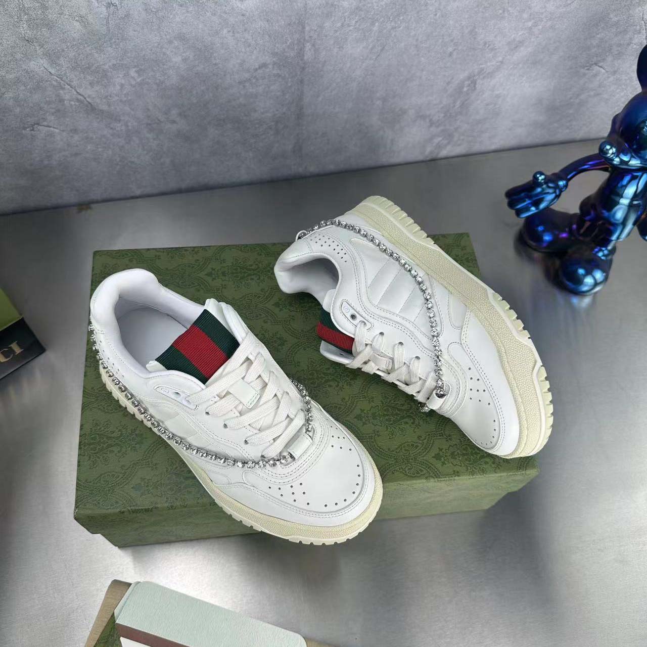 Gucci Women's Gucci Re-Web Sneaker - FashionPlug