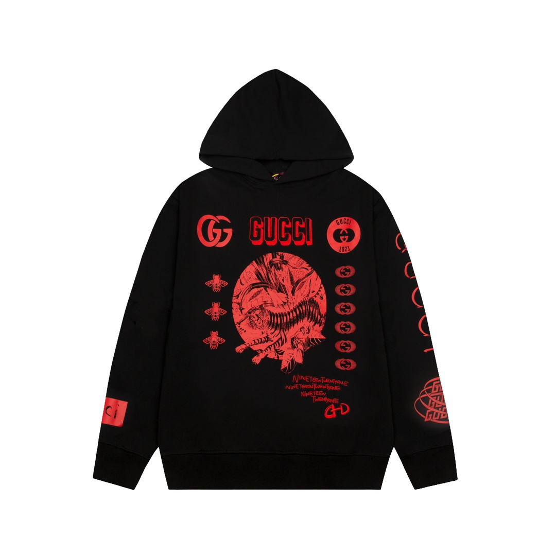 Gucci Symbols Hooded Sweatshirt - FashionPlug