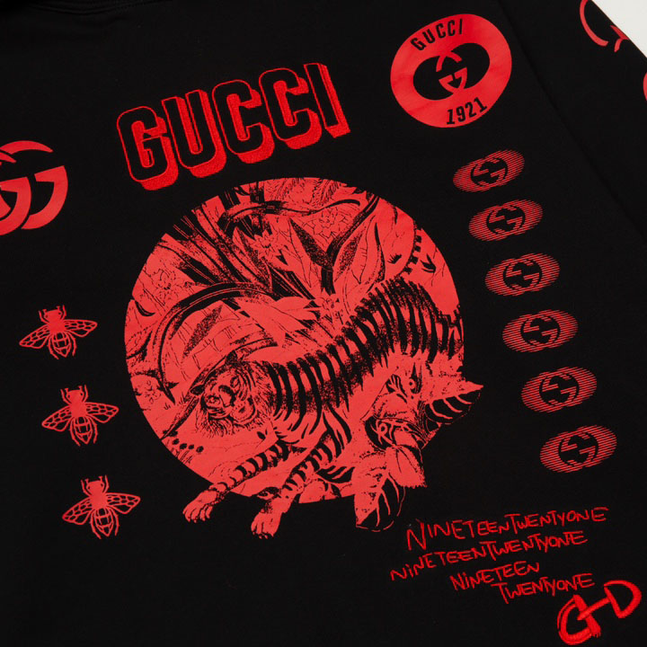 Gucci Symbols Hooded Sweatshirt - FashionPlug