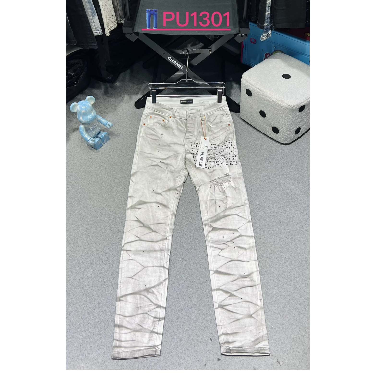 Purple-Brand Jeans   PU1301 - FashionPlug