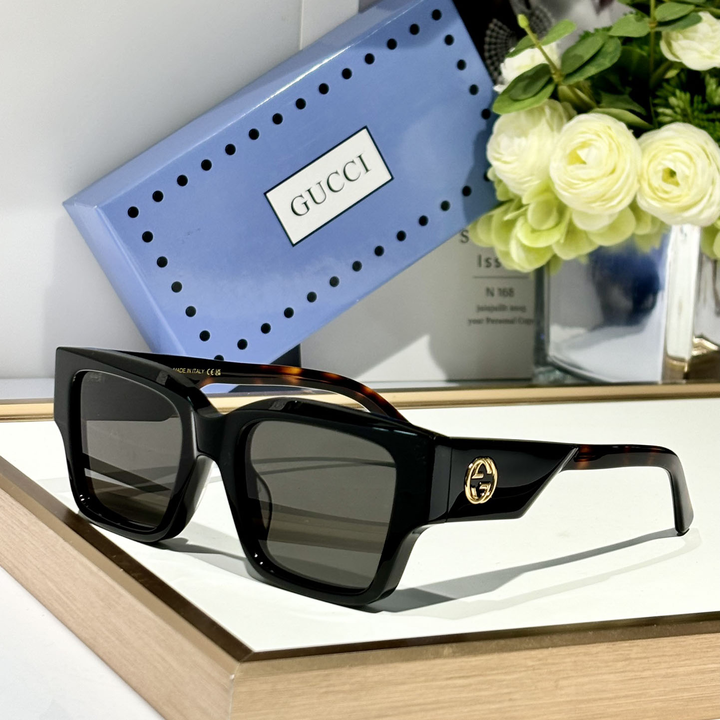 Gucci Square Frame Sunglasses    GG1663S - FashionPlug