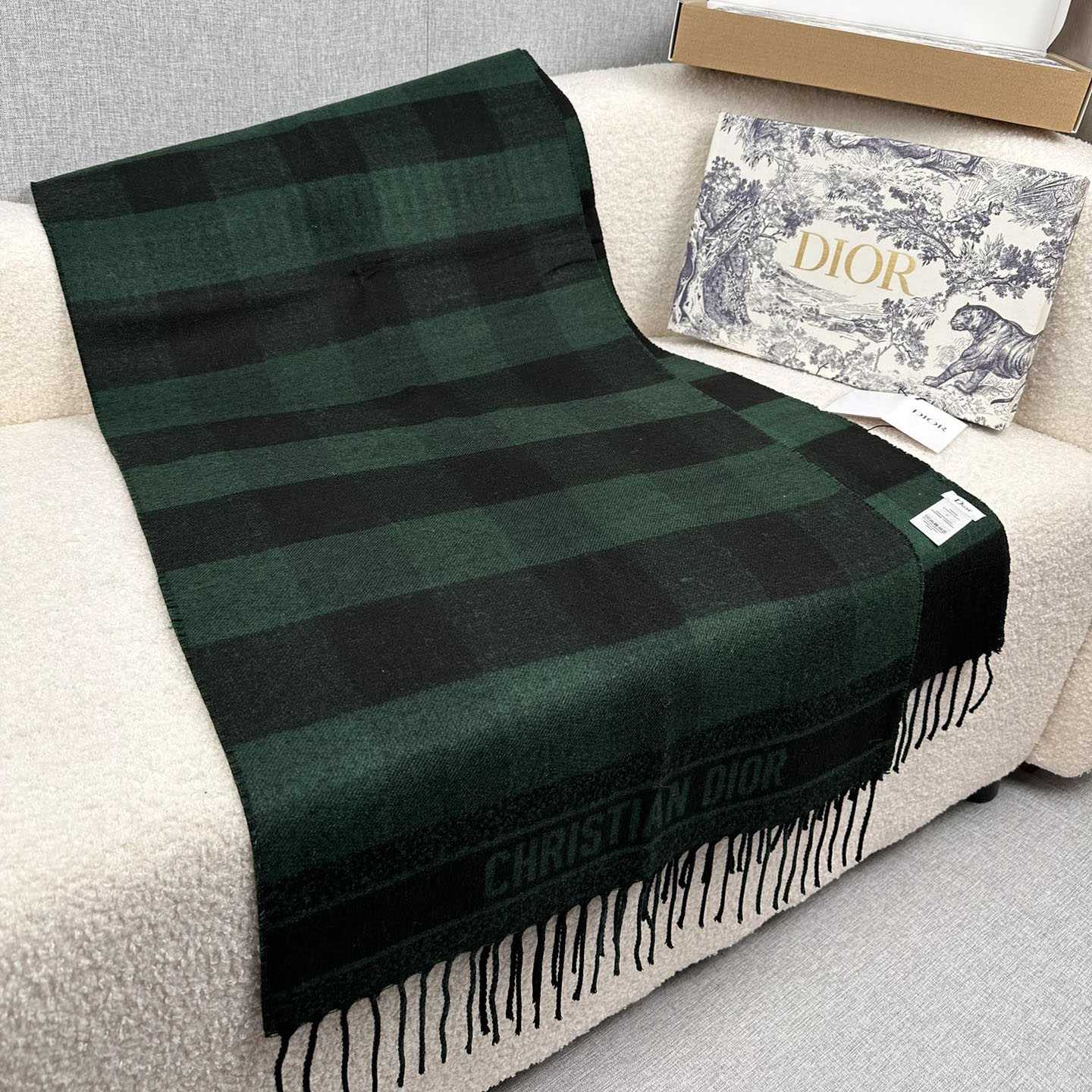 Dior Check'N'Dior Scarf - FashionPlug