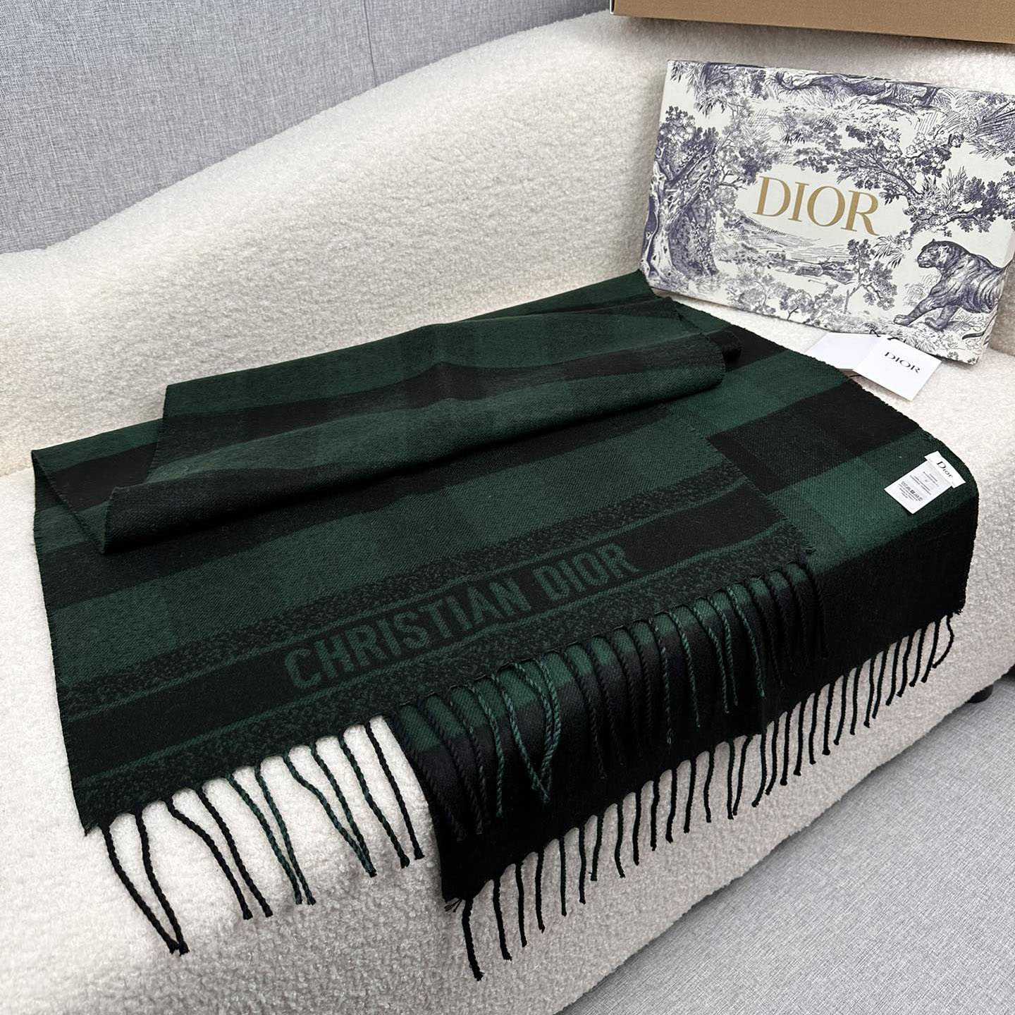 Dior Check'N'Dior Scarf - FashionPlug