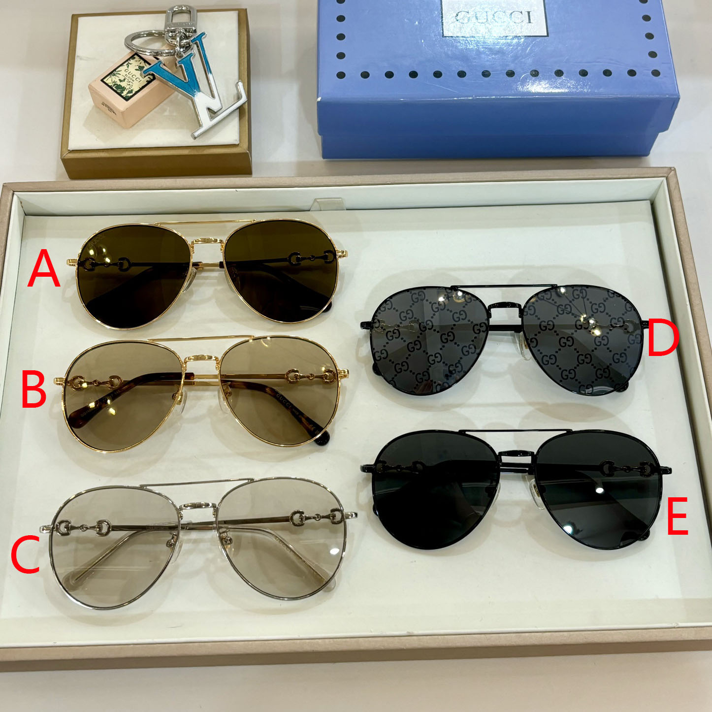 Gucci Aviator Sunglasses    GG1698S - FashionPlug