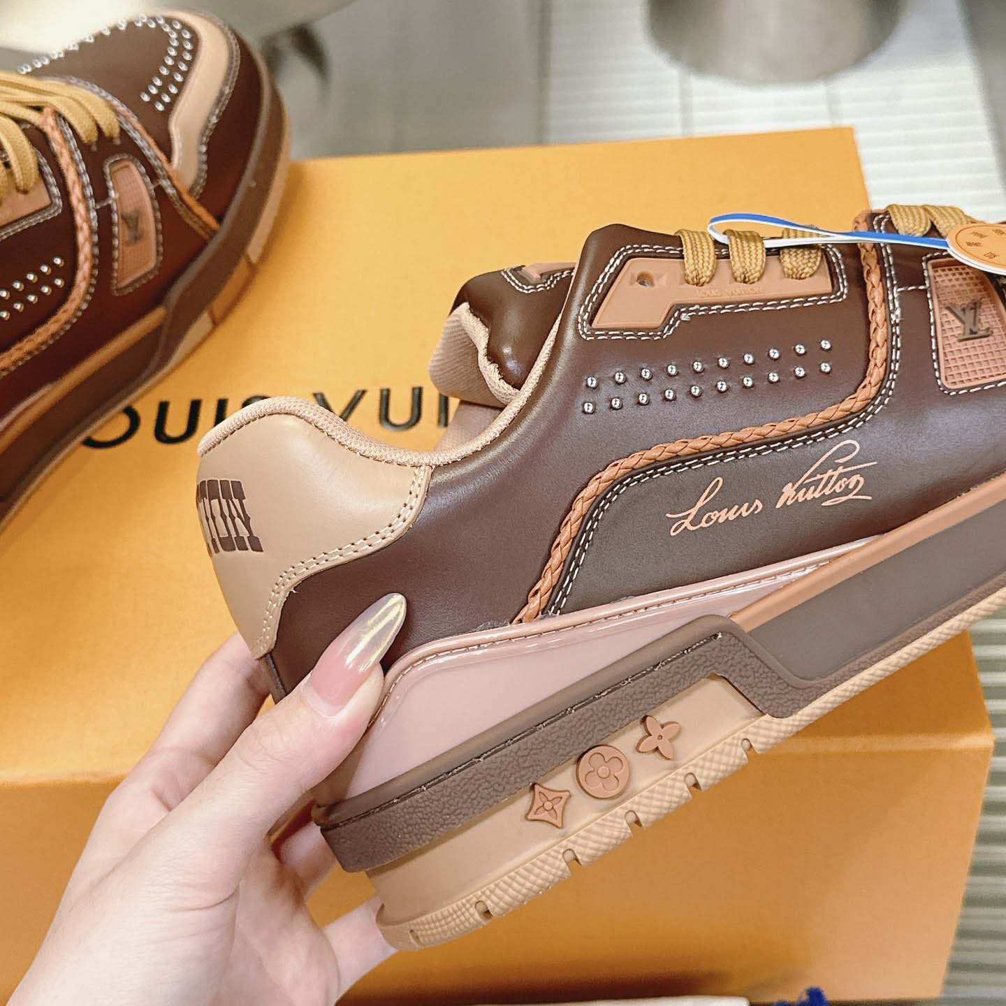 Louis Vuitton LV Trainer Sneaker   1AD7L7 - FashionPlug