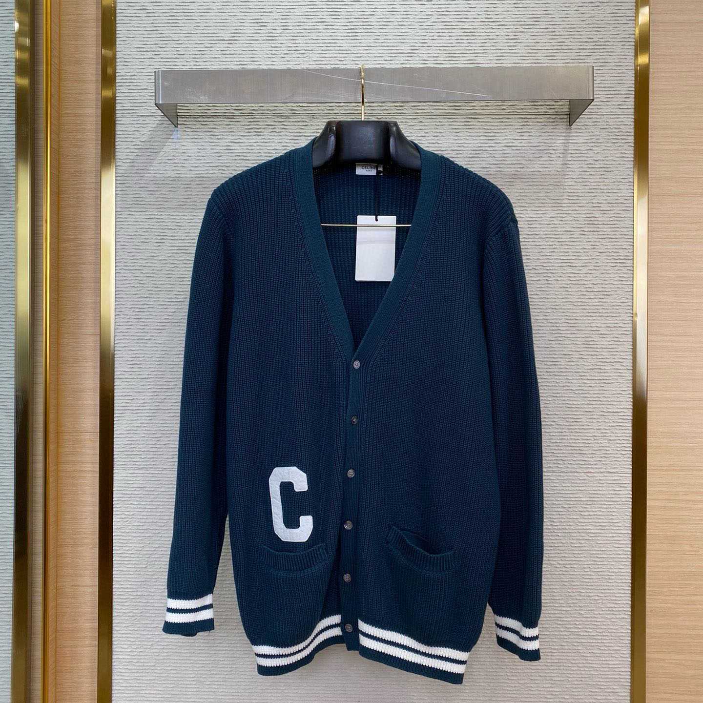 Celine College Cardigan - FashionPlug