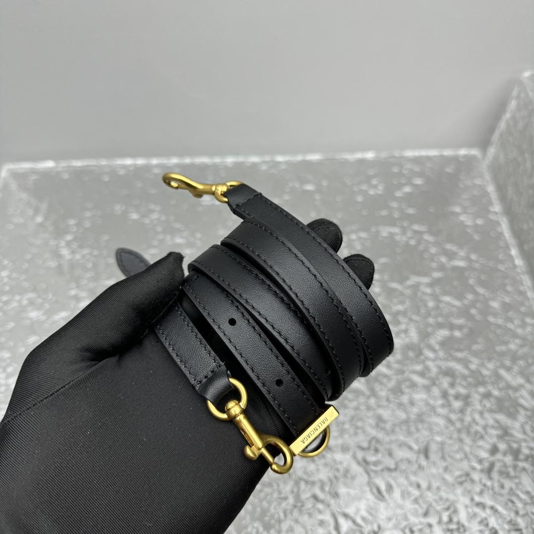 Balenciaga Bel Air Small Carry All Bag in black - FashionPlug