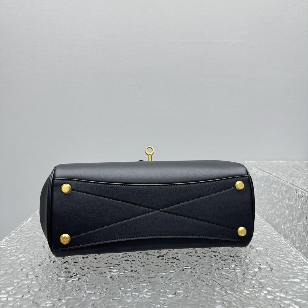 Balenciaga Bel Air Small Carry All Bag in black - FashionPlug