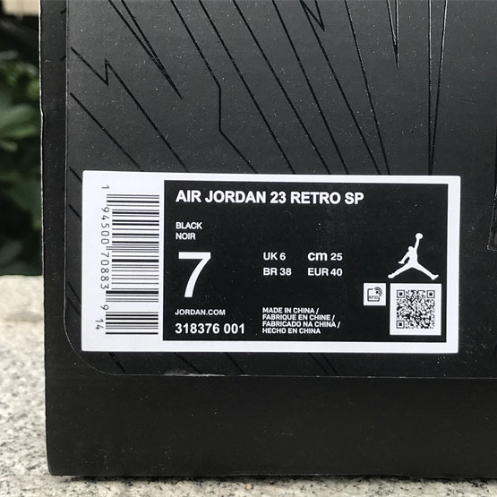 Jordan Air Jordan 23 Black Stealth Sneaker    318376-001  - FashionPlug