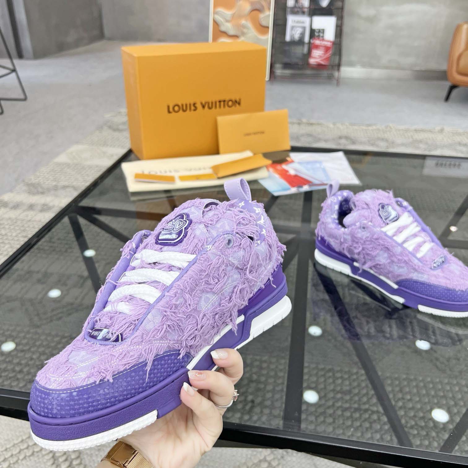 Louis Vuitton LV Skate Sneaker   1ACVI - FashionPlug