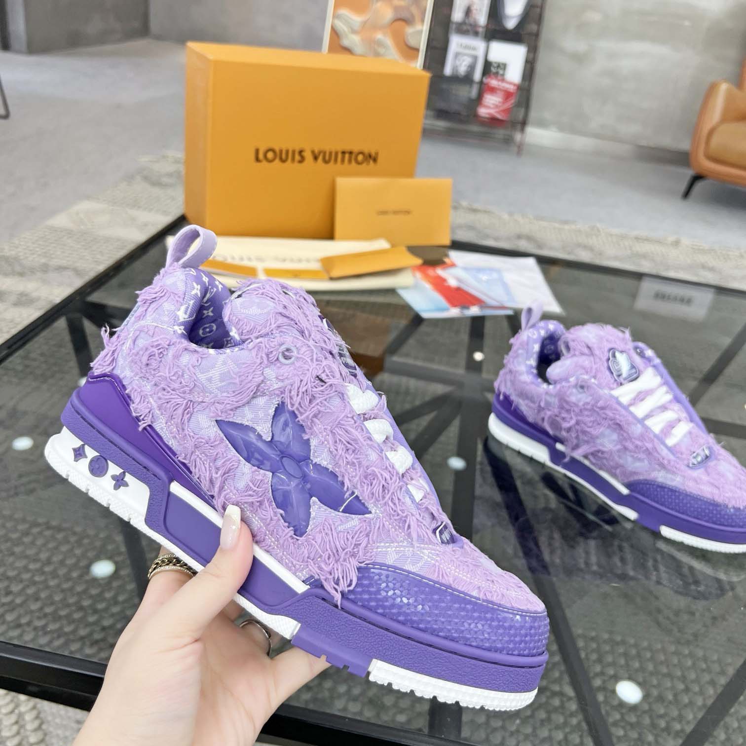Louis Vuitton LV Skate Sneaker   1ACVI - FashionPlug