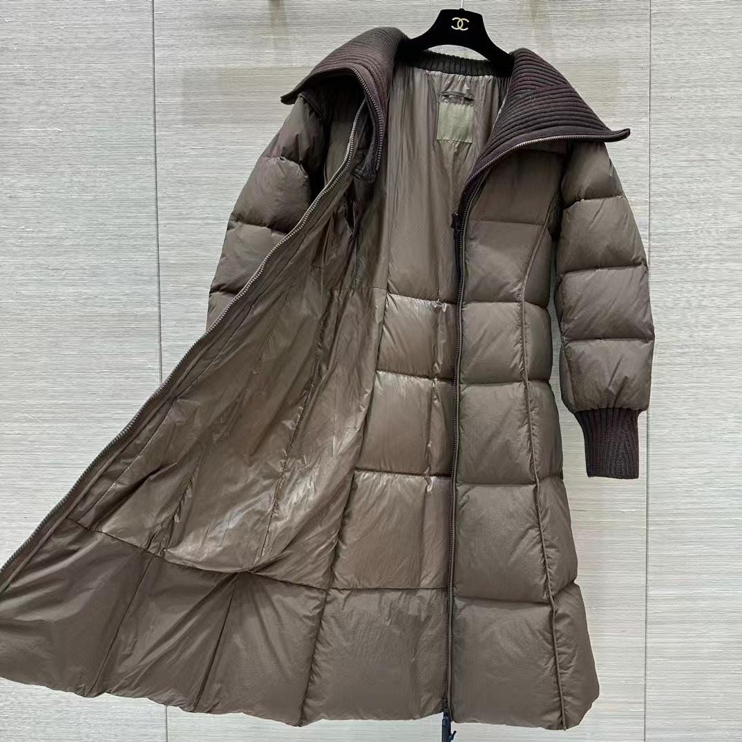 Moncler Brerelle Long Down Jacket - FashionPlug