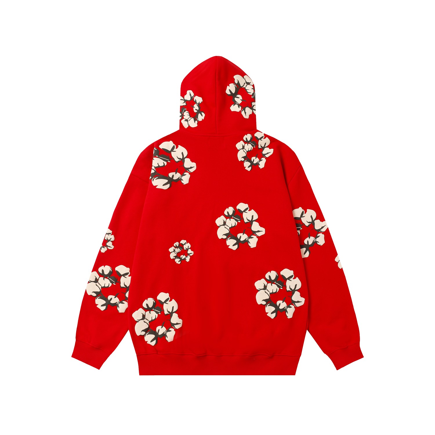 Denim Tears Cactus Tears Wreath Hoodie Red - FashionPlug