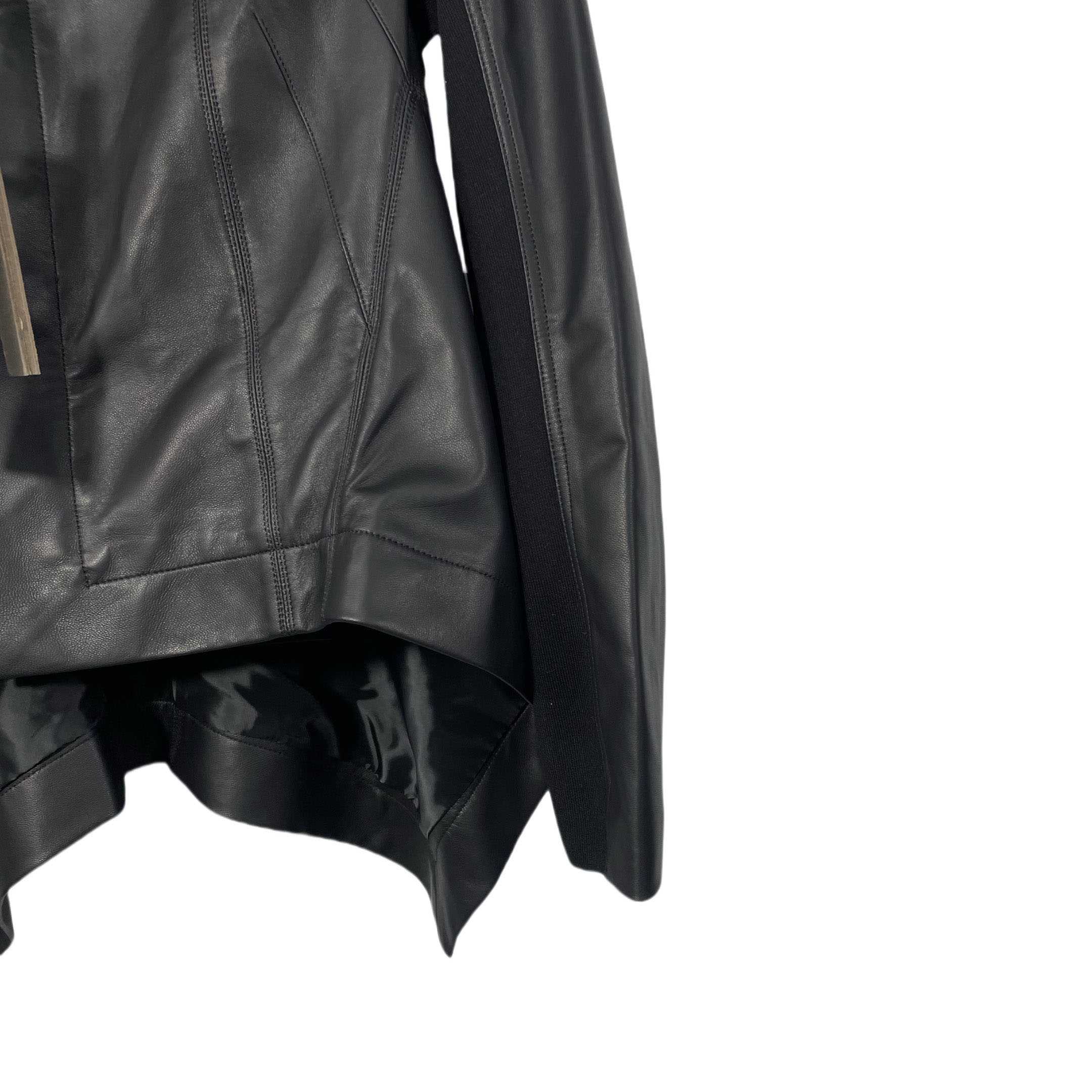 Rick Owens SS25 Hollywood Naska Biker In Black - FashionPlug