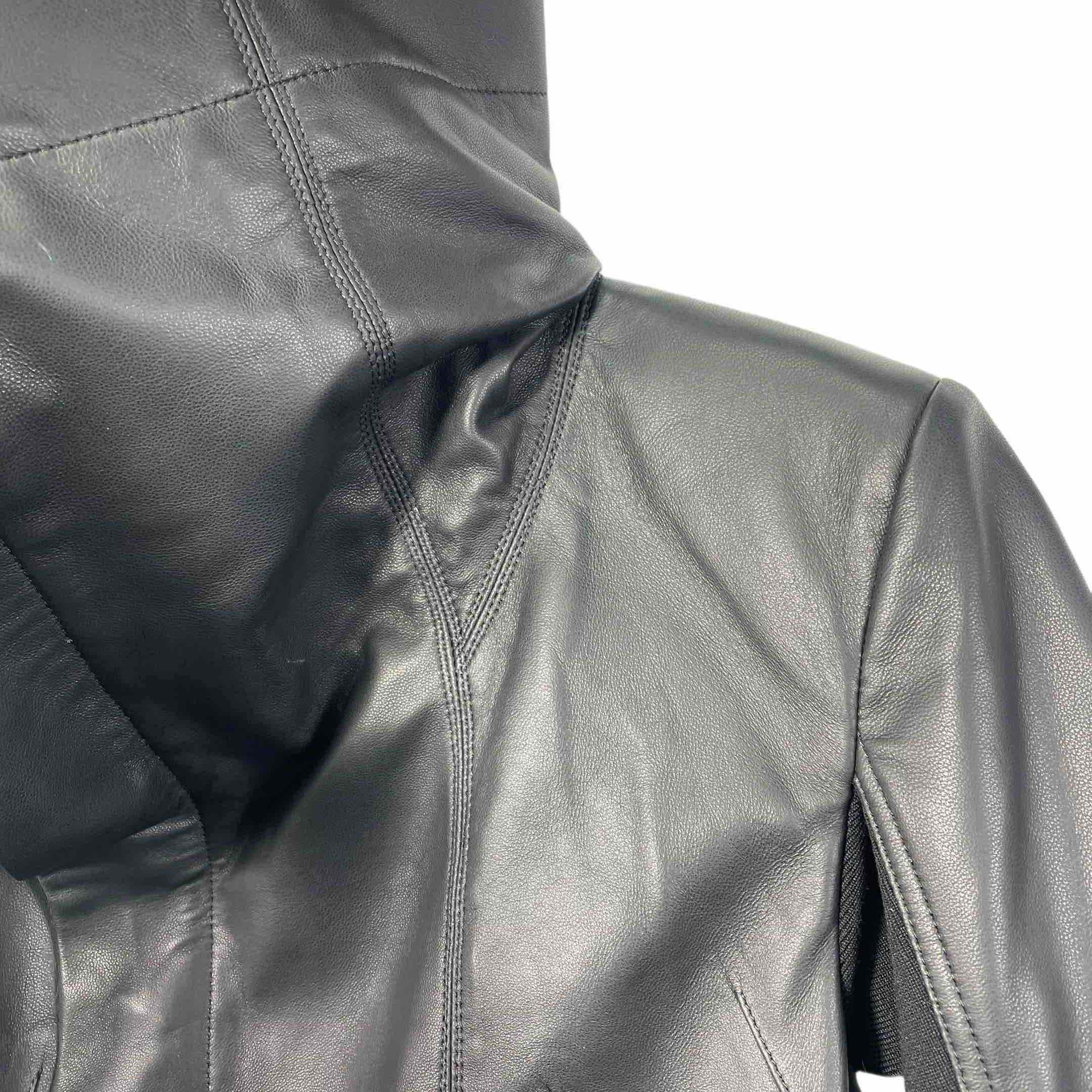 Rick Owens SS25 Hollywood Naska Biker In Black - FashionPlug