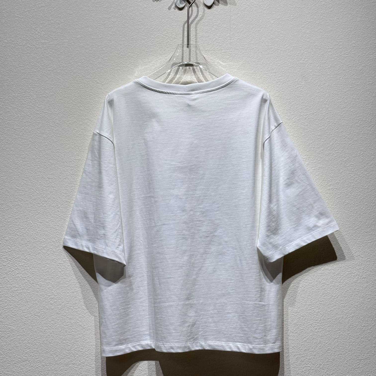 Celine Loose Celine 16 t-shirt In Cotton Jersey - FashionPlug