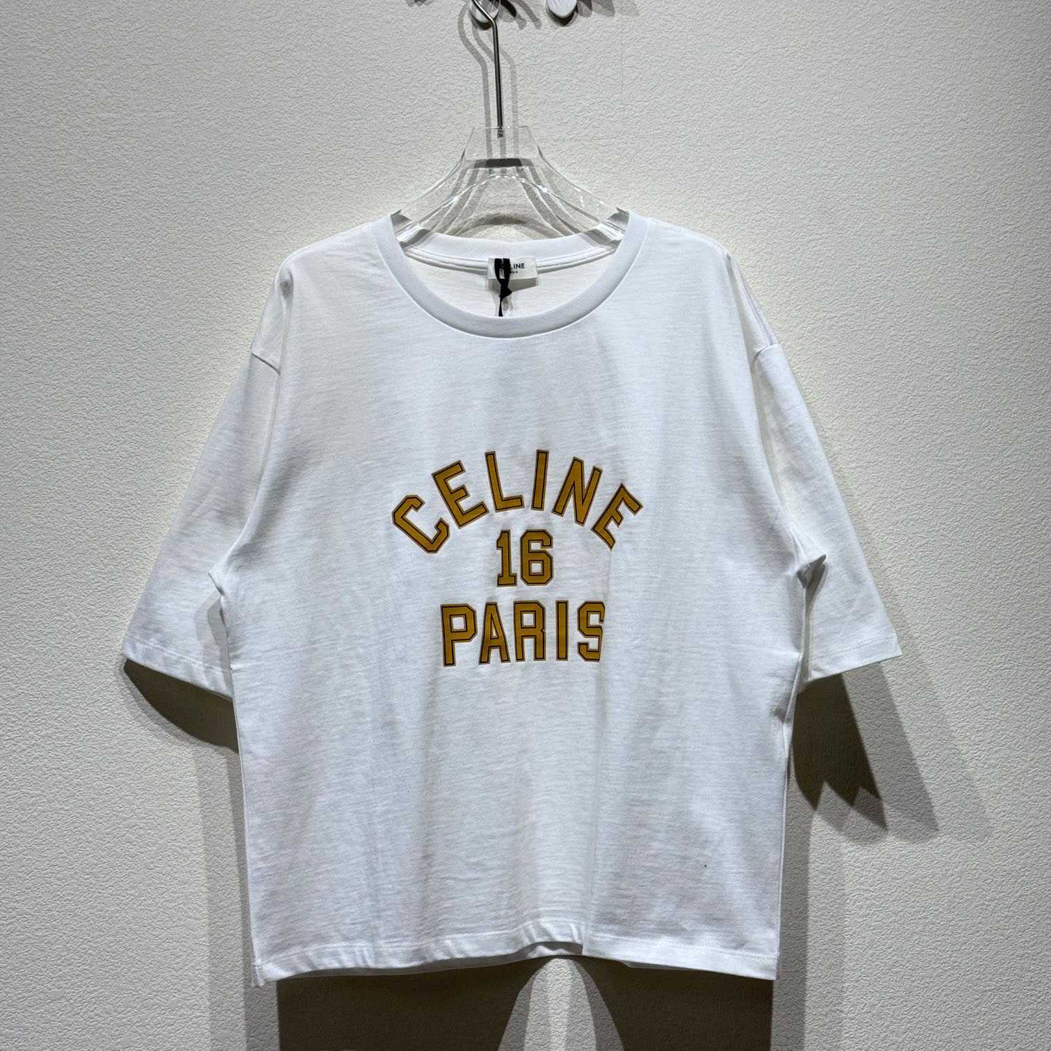 Celine Loose Celine 16 t-shirt In Cotton Jersey - FashionPlug