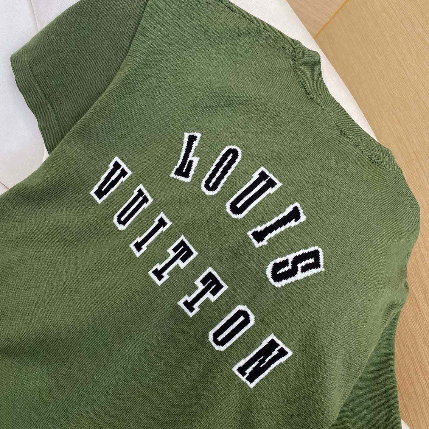 Louis Vuitton Short-Sleeved Cotton Crewneck  1AGJS2 - FashionPlug