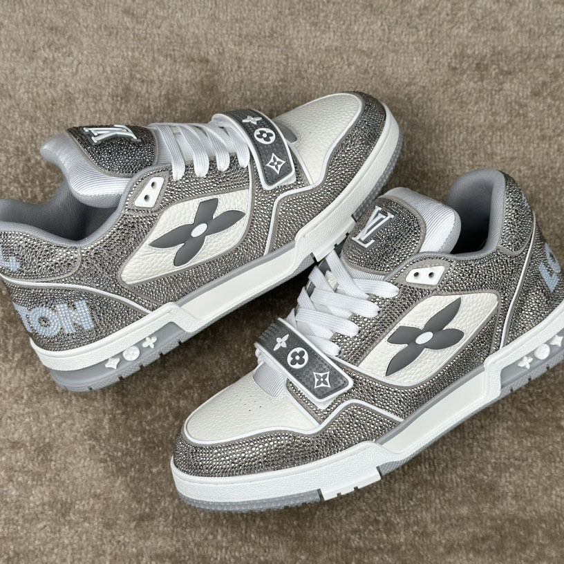 Louis Vuitton LV Trainer Sneaker   - FashionPlug