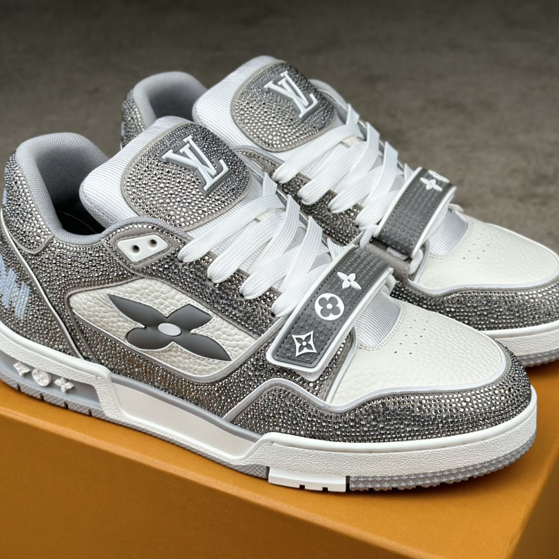 Louis Vuitton LV Trainer Sneaker   - FashionPlug