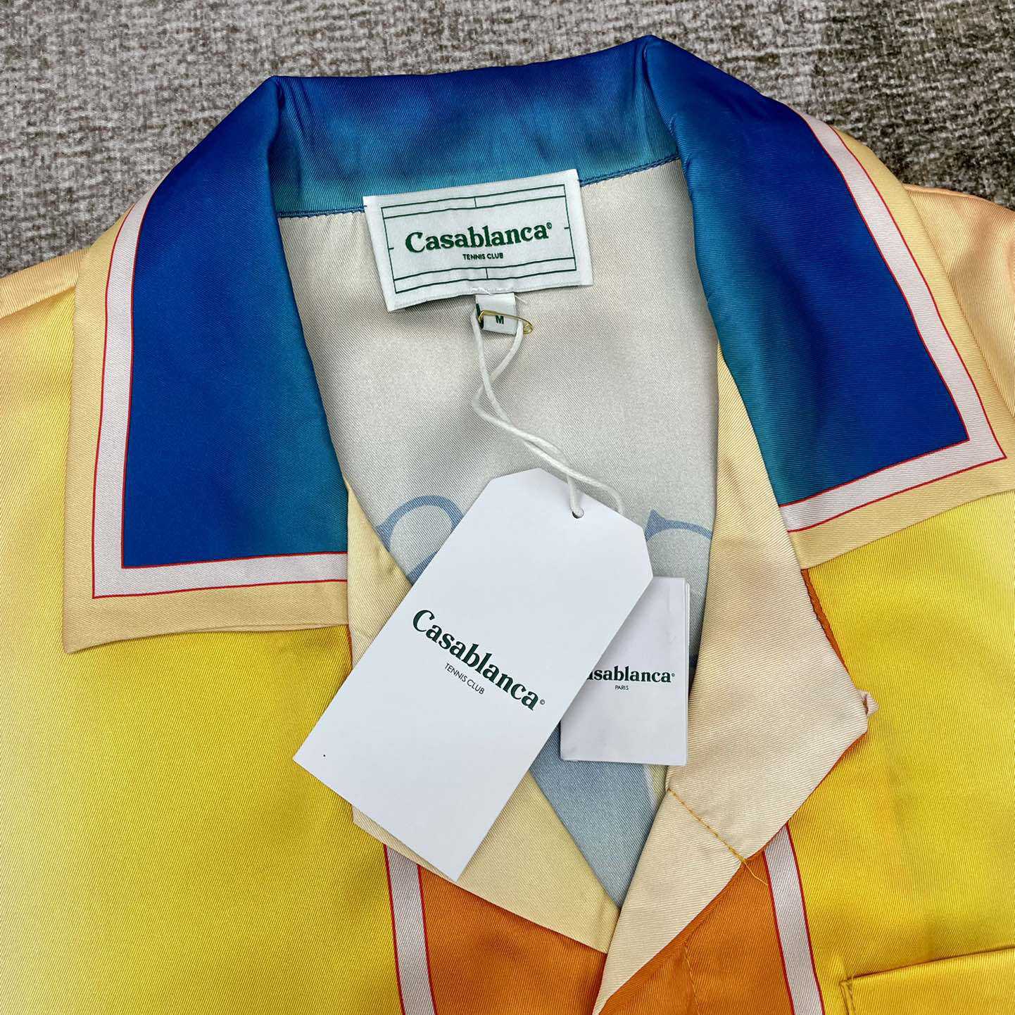 Casablanca L'Arch Colore Silk Shirt   CA3500 - FashionPlug