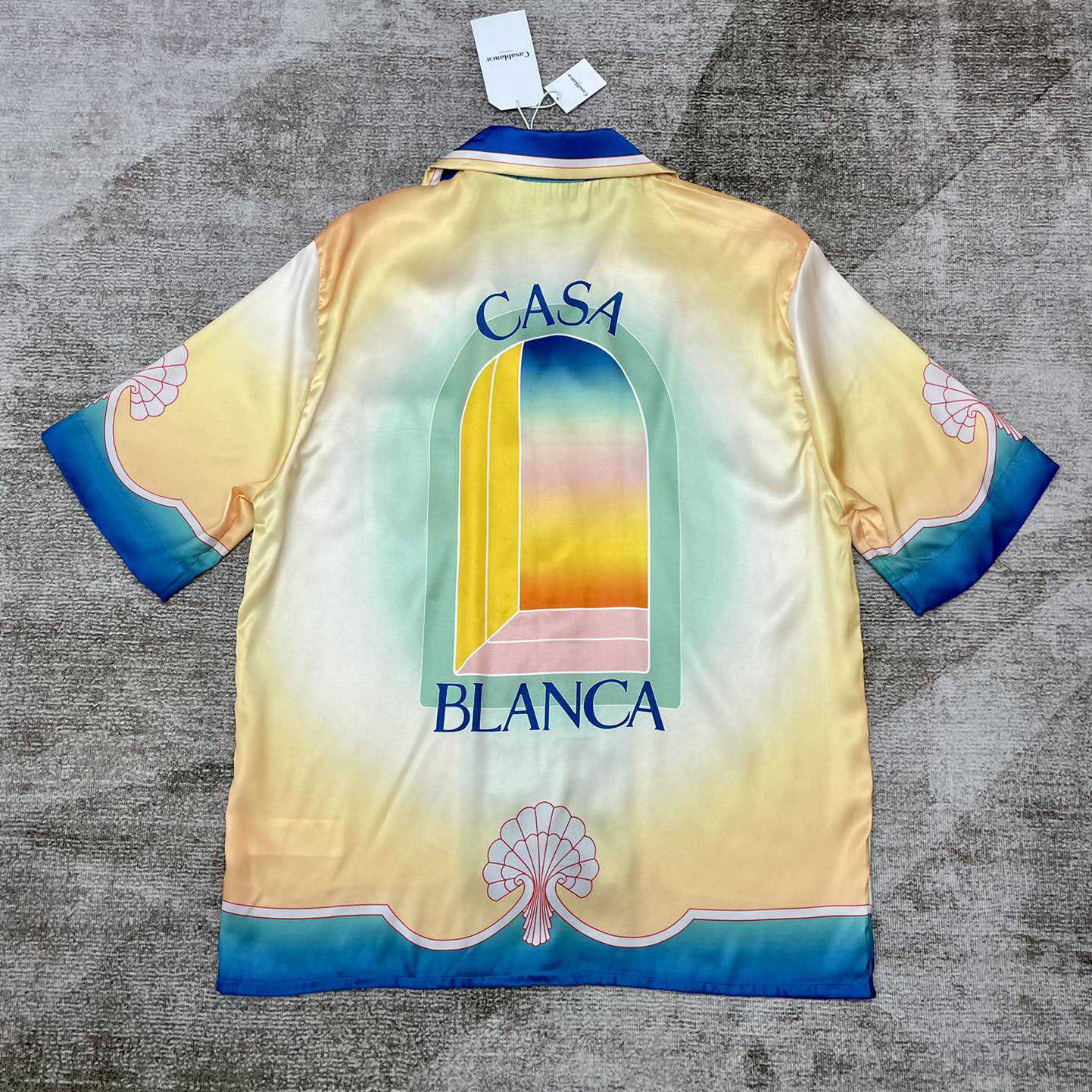 Casablanca L'Arch Colore Silk Shirt   CA3500 - FashionPlug