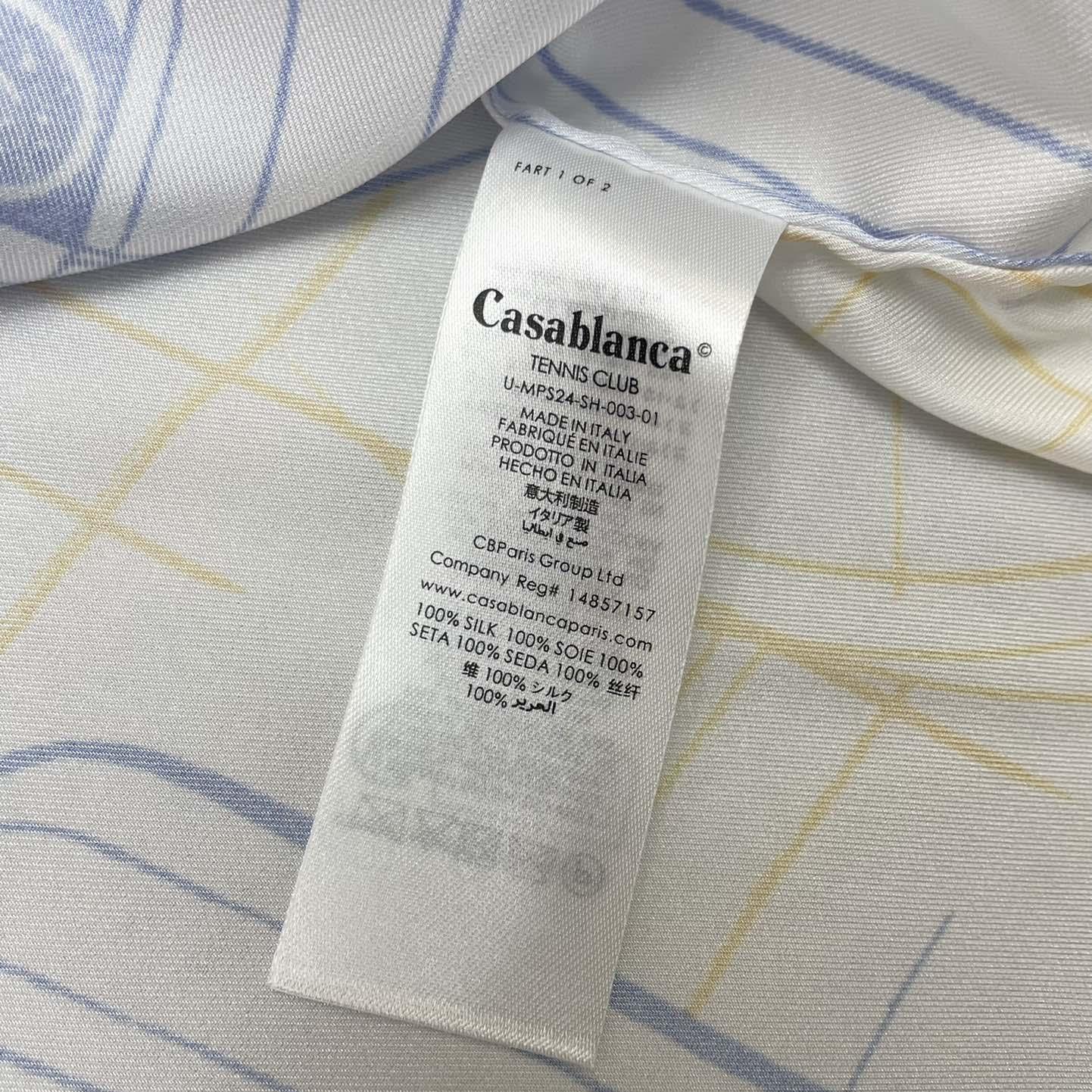 Casablanca Silk Cuban Shirt     CA3513 - FashionPlug